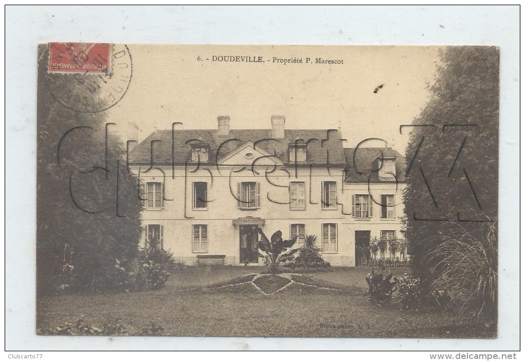 Doudeville (76) : La Villa Propriété De P. Marescot En 1909  PF. - Autres & Non Classés