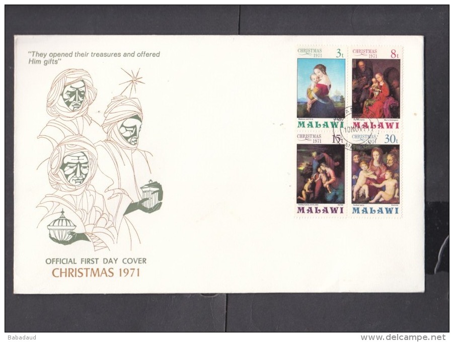 Malawi, 1971 Christmas,  First Day Cover, - Malawi (1964-...)