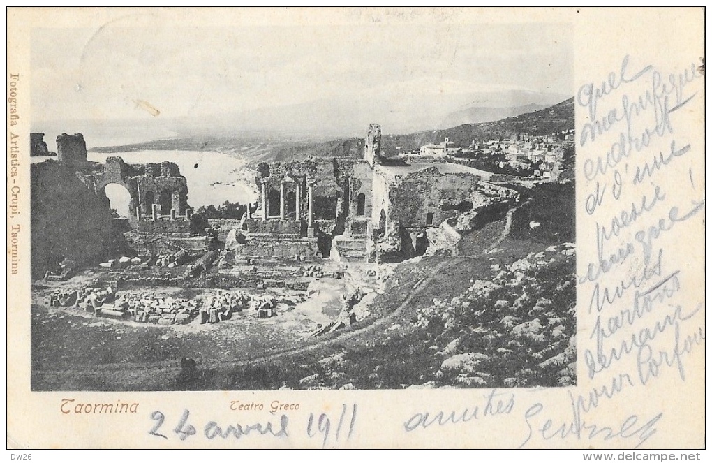 Taormina (Messina) - Teatro Greco - Carte Précurseur - Messina