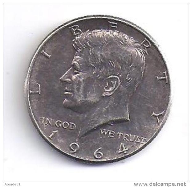 ETATS UNIS - Half Dollar  1964 ( Argent ) - 1964-…: Kennedy