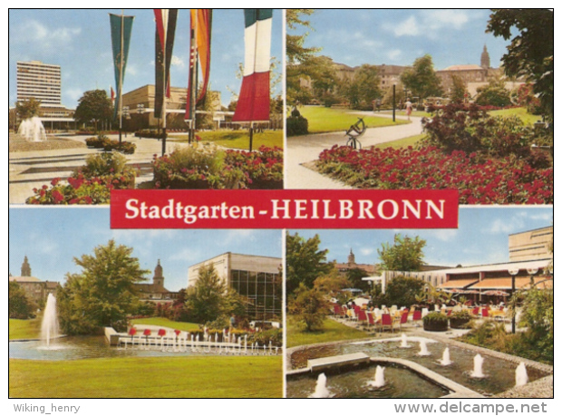 Heilbronn - Mehrbildkarte 3   Stadtgarten - Heilbronn