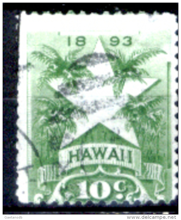 Hawaii 0012 - 1894: Y&T N. 66 (o), Privo Di Difetti Occulti.- - Hawaii