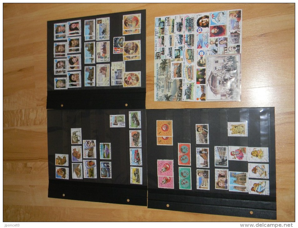 TIMBRES CUBA OBLITERES - Collections, Lots & Séries