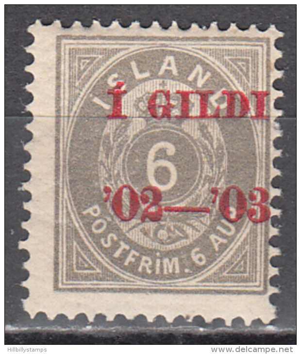 Iceland      Scott No. 46    Mnh     Year  1902 - Unused Stamps