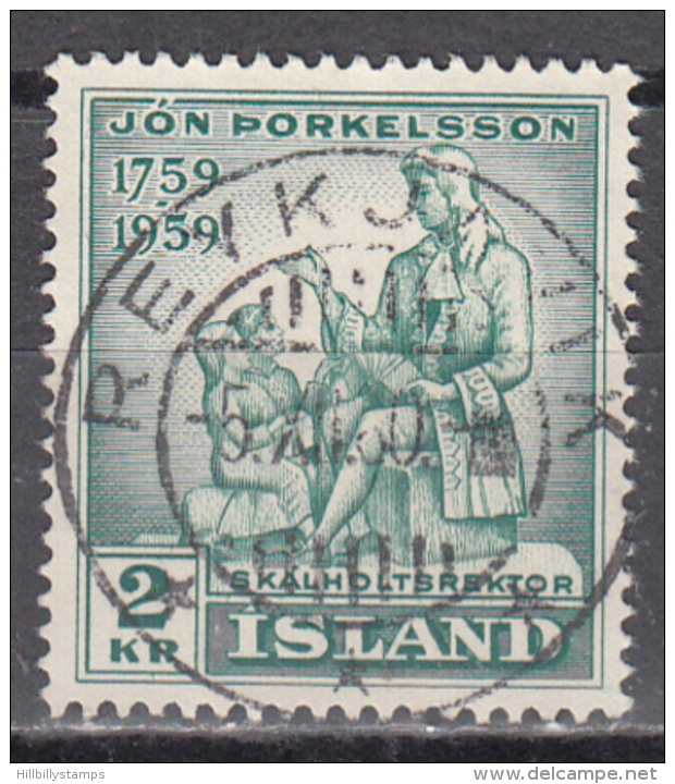 Iceland      Scott No. 317    Used     Year  1959 - Neufs