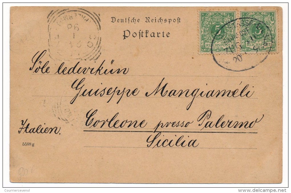 CPA - MAGDEBOURG (Allemagne) - Gruss Aus Magdeburg - Kaiserstrasse - 1898 - Magdeburg