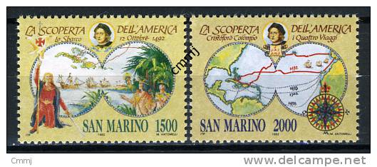 1992 - SAINT-MARIN - SAN MARINO - Sass. 1334/35 - Colombo - MNH - New Mint - - Nuovi
