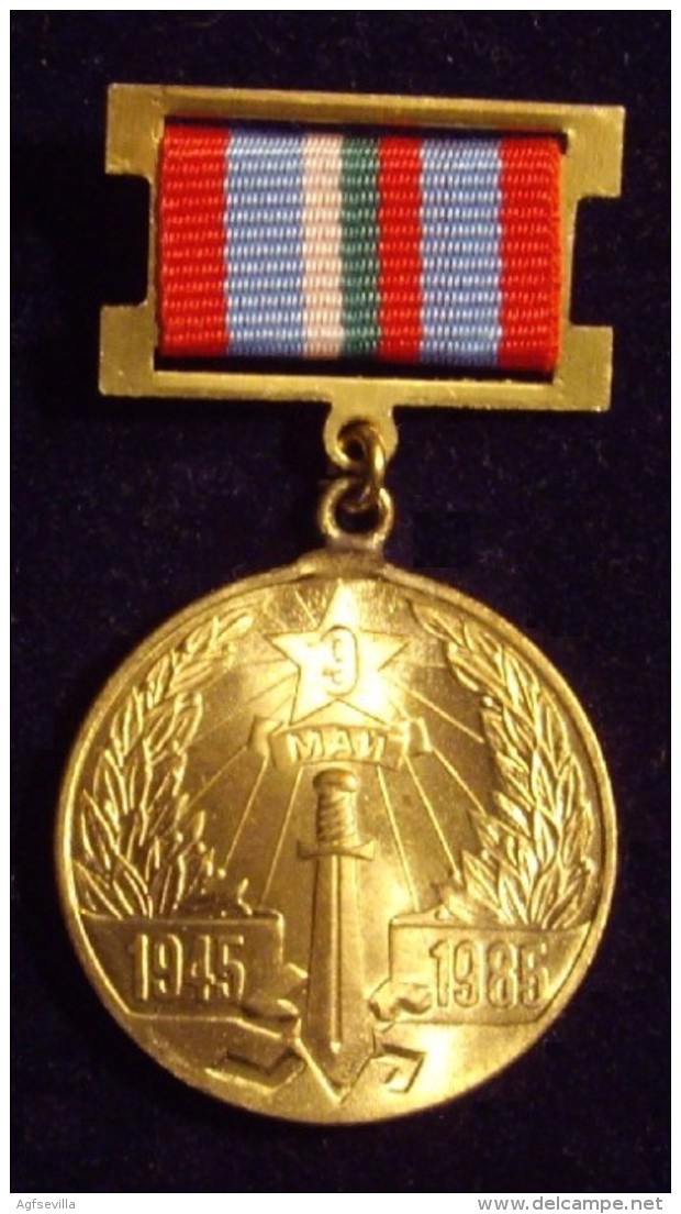 RUSIA. MEDALLA 40 ANIVERSARIO VICTORIA SEGUNDA GUERRA MUNDIAL - Otros & Sin Clasificación