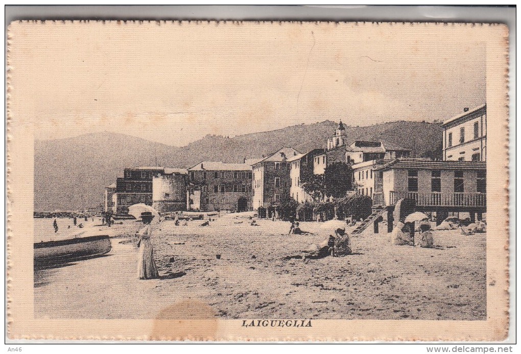 LAIGUEGLIA-CHE BELLA-VG 1917-BUONA CONSERVAZIONE-VEDI OFFERTA SPECIALE IN SPESE DI SPEDIZIONE-2 SCAN - Other & Unclassified