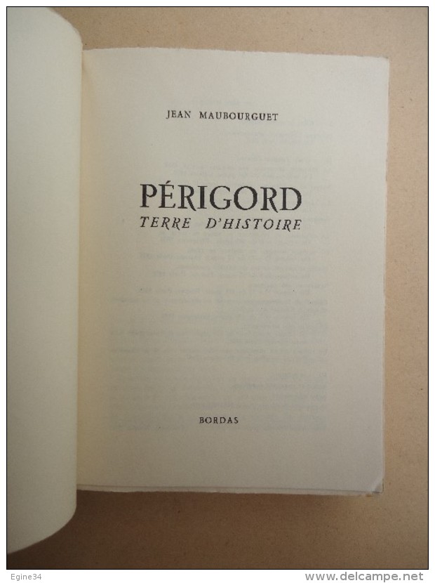 Jean Manbourguet - PERIGORD Terre D'Histoire - 1952 - Aquitaine