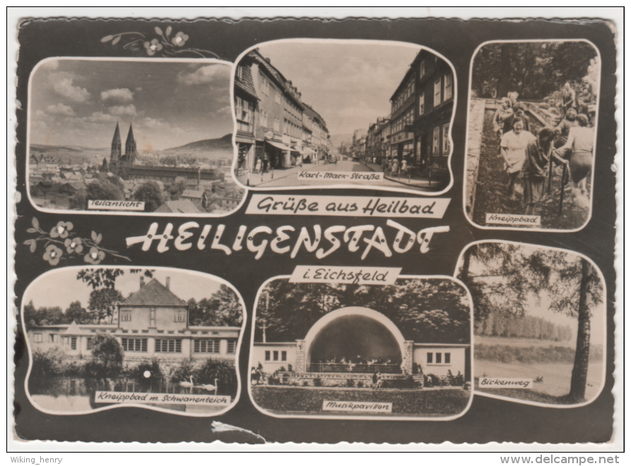 Heiligenstadt / Eichsfeld - S/w Mehrbildkarte 3 - Heiligenstadt