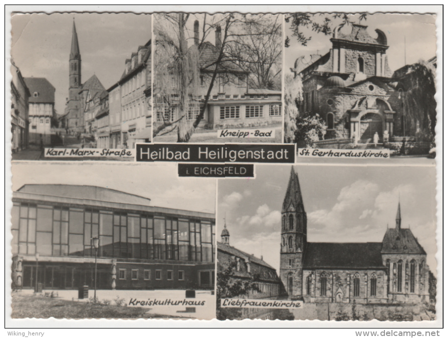 Heiligenstadt / Eichsfeld - S/w Mehrbildkarte 4 - Heiligenstadt