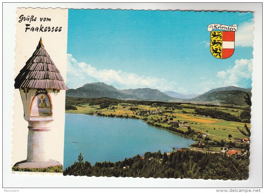 1968 AUSTRIA Stamps COVER Postcard GRUSSE VOM FAAKERSEE - Covers & Documents