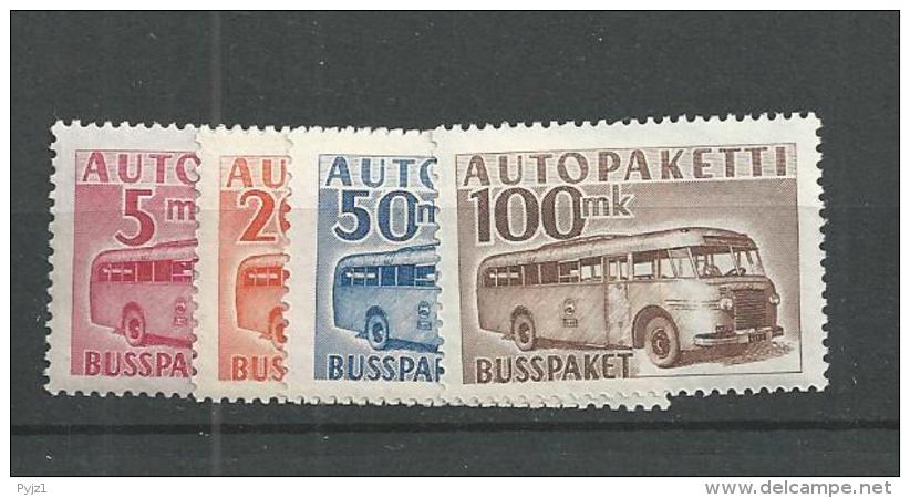 1952 MH Finland, Autobus 6-9 - Postbuspakete