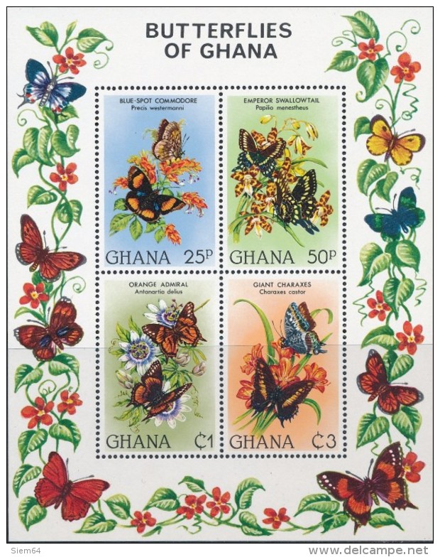 Ghana  Butterflies - Vlinders