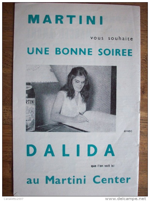 DALIDA:LES CAHIER DU MUSIC HALL-CONCERT DE DALIDA AU PALAIS DES BEAUX ARTS LE 1ER AVRIL 1964-PHOTOS - Varia