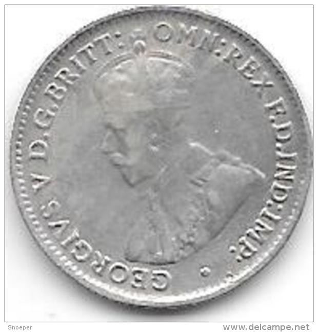 *australia 3 Pence  1921  M   Km 24    Vf+ Catalog Val 20,00$ - Threepence