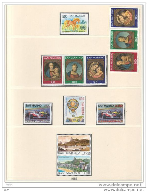 Repubblica Di San Marino (1983) Annata Completa  / Complete Year Set ** - Volledig Jaar