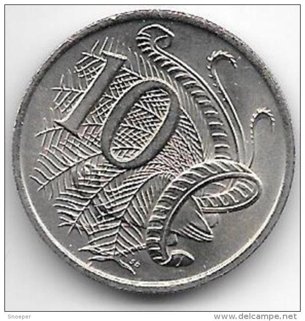 *australia 10 Cents   1980   Km  65  Xf+ - 10 Cents