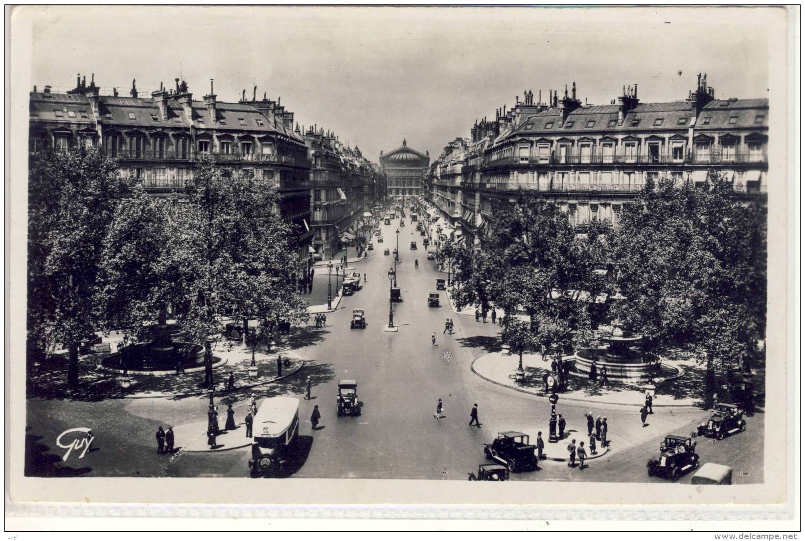 PARIS -   Avenue De L'Opera - Transport Urbain En Surface