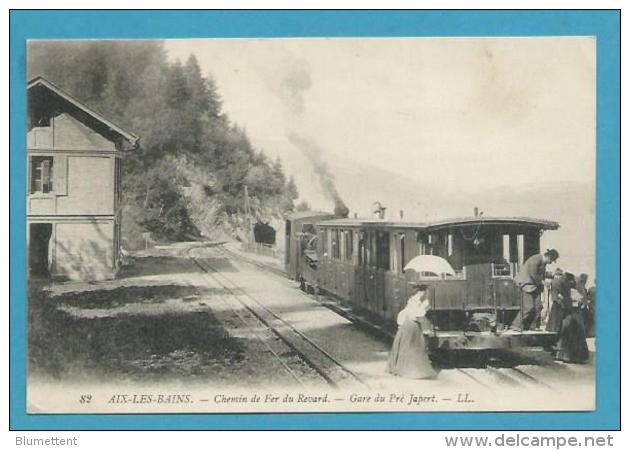 CPA 82 - Chemin De Fer Du Revard - Train En Gare Du Pré Japert - AIX LES BAINS  73 - Aix Les Bains