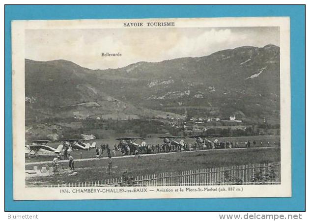 CPSM 1976 - AVIATION -Avions CHAMBERY-CHALLES-LES-EAUX 73 - Chambery