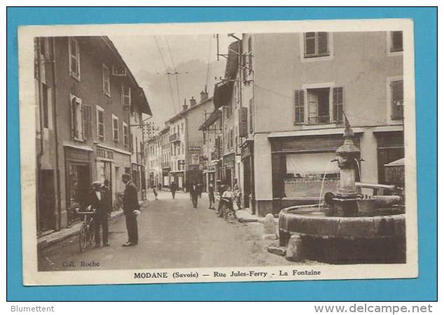 CPSM Fontaine Rue Jules-Ferry MODANE 73 - Modane