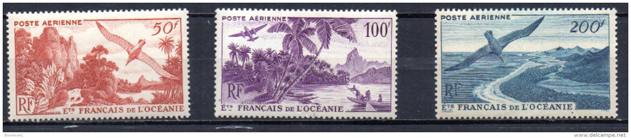 3/ Oceanie PA : N° 26 à 28 Neuf X MH , Cote :  90,00 € , Disperse Trés Belle Collection ! - Poste Aérienne