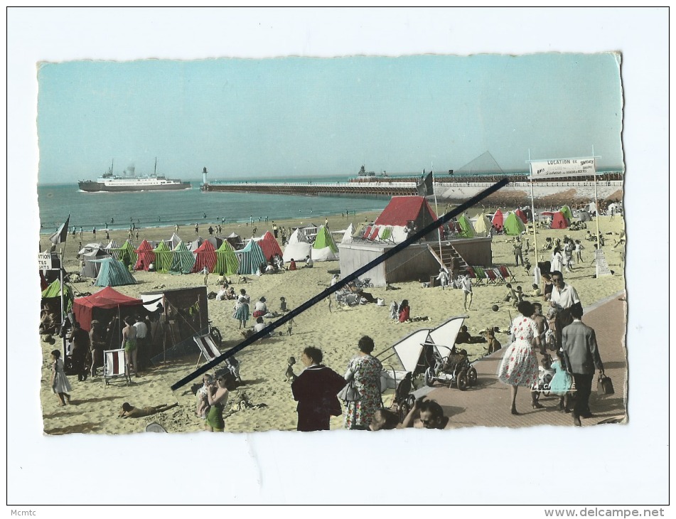 CPSM  -  Calais  - La Plage Et La Jetée - Calais