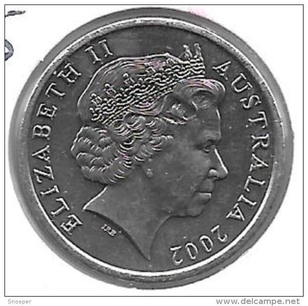 *australia 10 Cents   2002   Km  402  Unc - 10 Cents