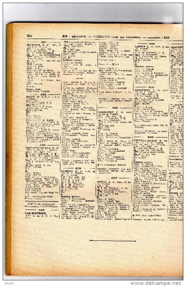 Didot Bottin Ardennes 1949..retrouvez Les Anciens Habitant De Vos Communes. Adresse Et Nom Café,artisan ... - Telefonbücher