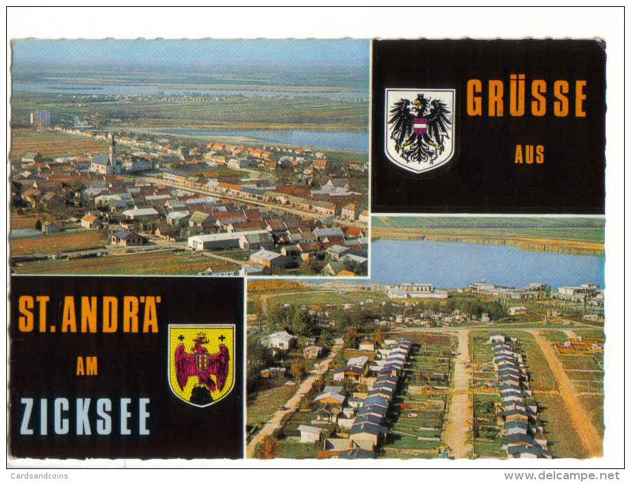 St. Andrä Am Zicksee - Luftbild - Neusiedlerseeorte