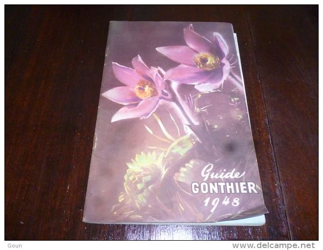 CB9 Guide Gonthier Printemps 1948 Avec Différents Courriers - Pub Ford V8 - Other & Unclassified