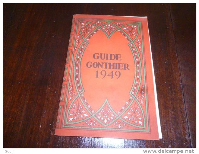 CB9 Guide Gonthier Printemps 1949 Avec Différents Courriers - Other & Unclassified