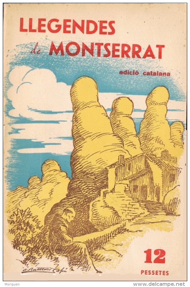 17696. Libro LLEGENDAS De MONTSERRAT 1960 - Aardrijkskunde & Reizen
