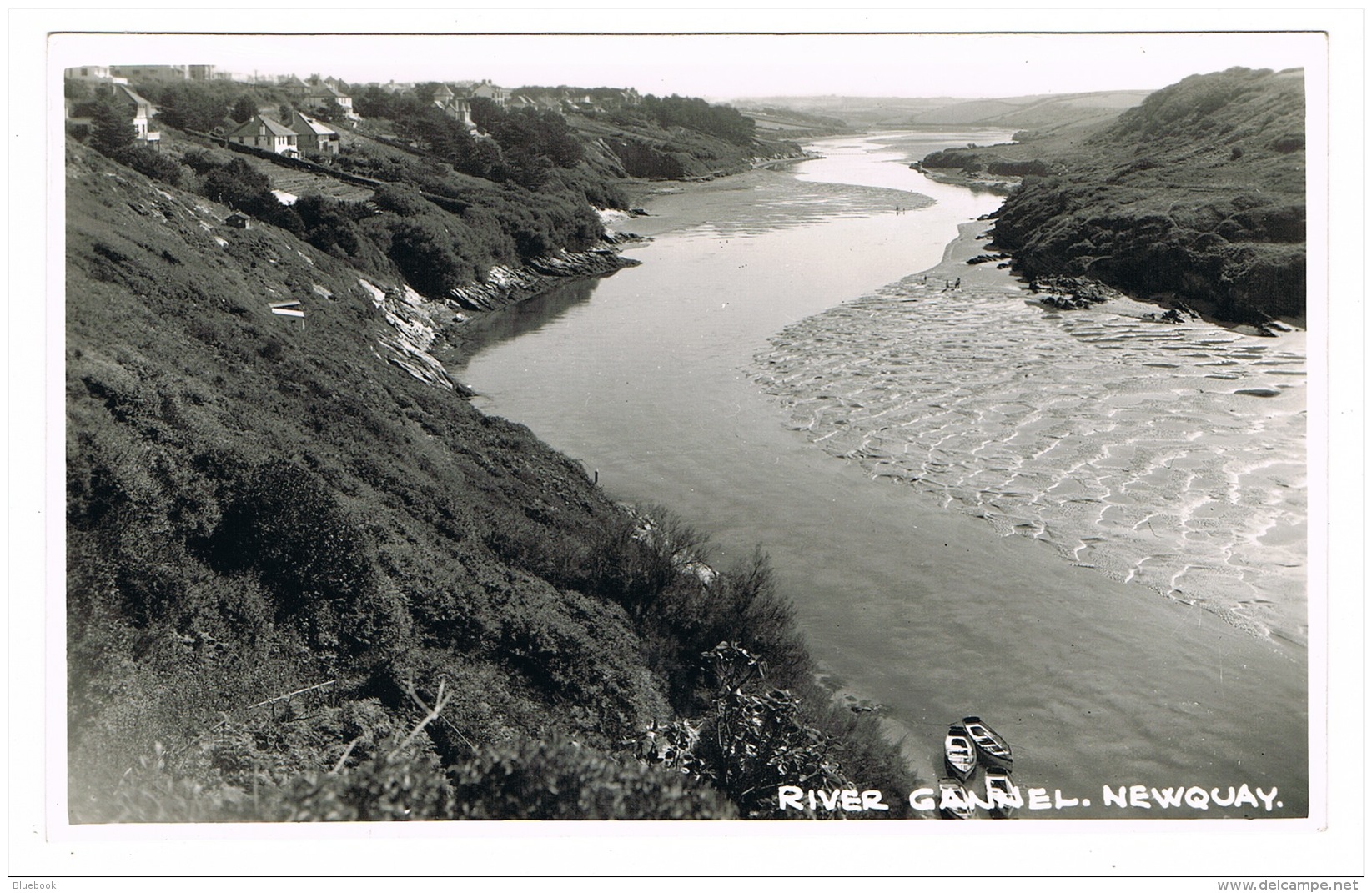 RB 1088 - Real Photo Postcard - River Gannel - Newquay Cornwall - Newquay