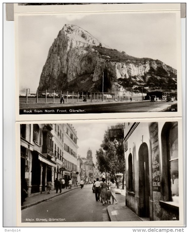 Gibraltar - Souvenir Letter Card  - 7 Views ( Format Cpa 14X9 Cm) - Gibraltar