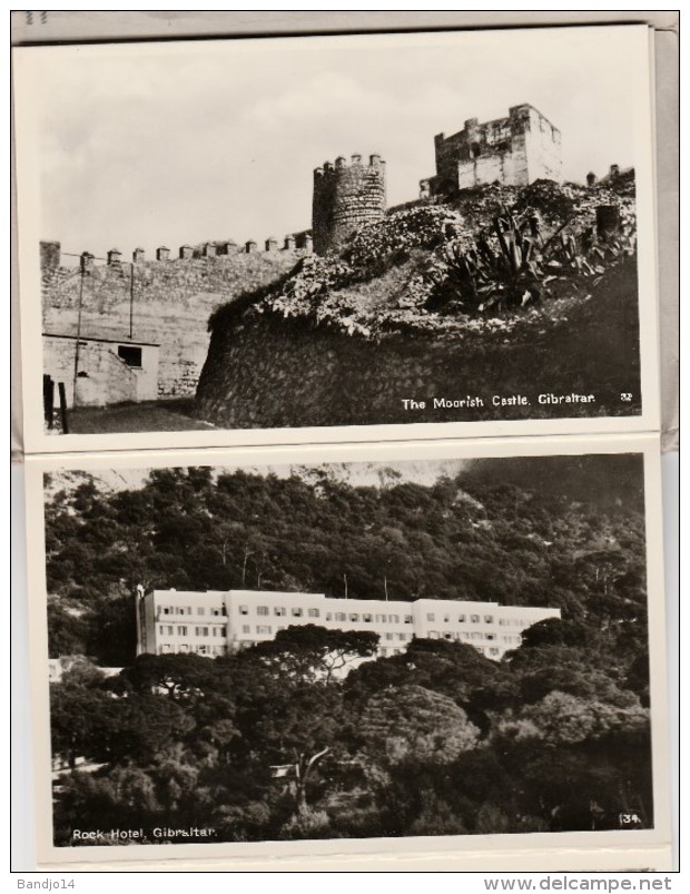 Gibraltar - Souvenir Letter Card  - 7 Views ( Format Cpa 14X9 Cm) - Gibraltar