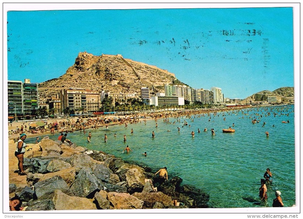 O3209 Alicante - Playa Postiguet / Viaggiata 1981 - Alicante