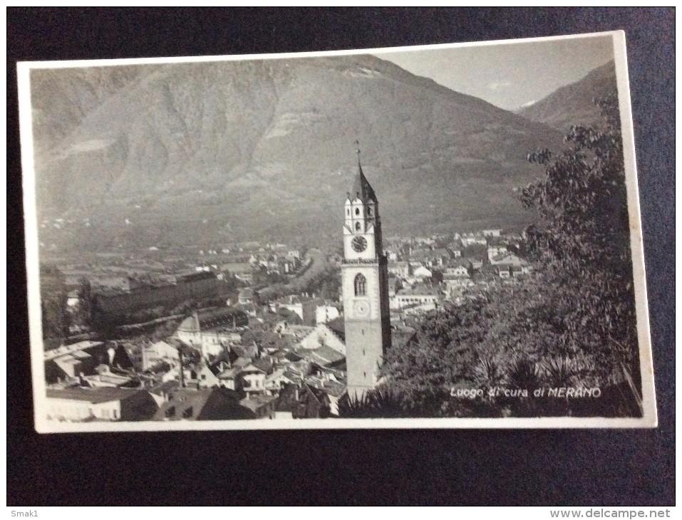 AK Italia Trentino-Alto A.MERANO MERAN LUOGO DI CURA .,FOTOG.ROD.STRICKER,1925.No.205.CARTOLINA - Merano