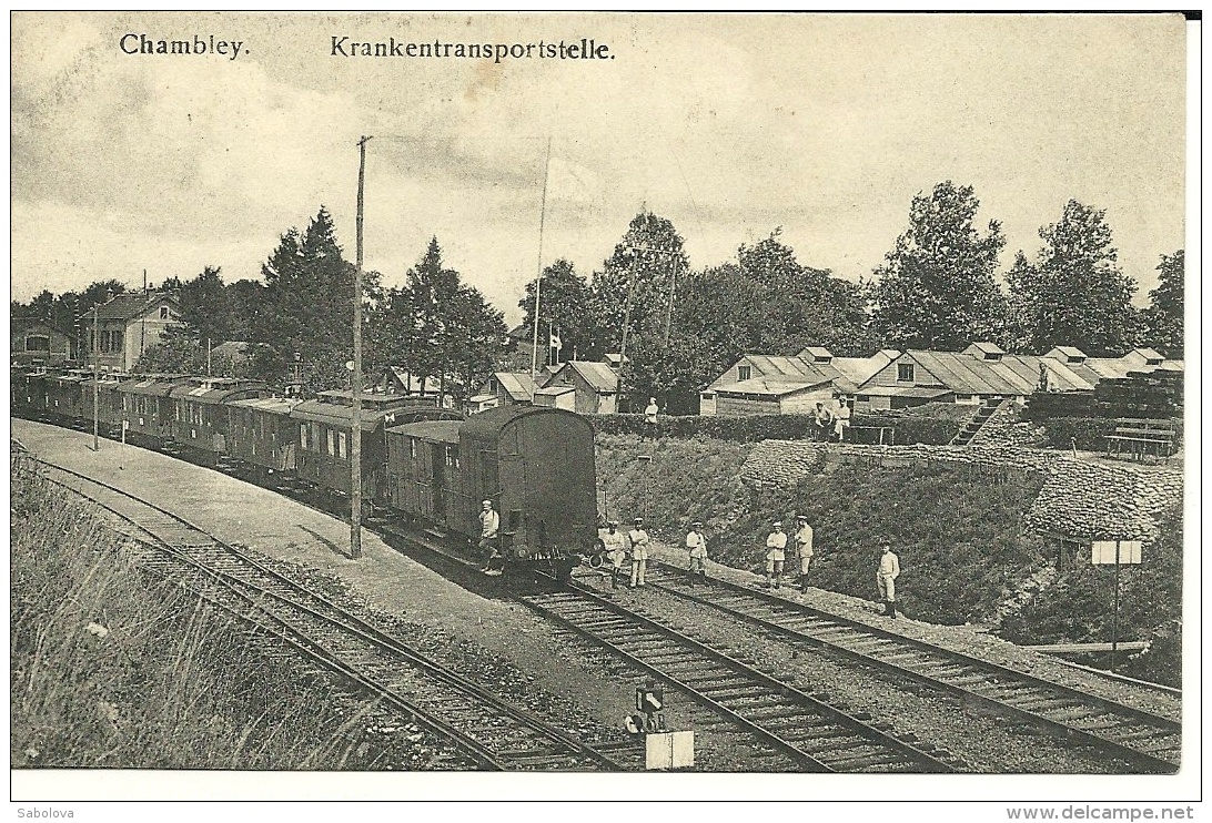 Chambley Près Nancy Et Pont A Mousson Train Et Gare - Chambley Bussieres