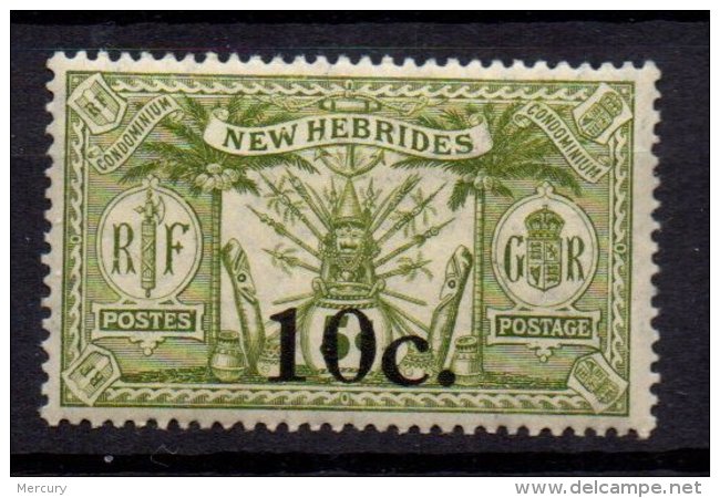 NOUVELLES-HEBRIDES - 10 C. Sur 5 D. De 1920 Neuf TTB - Neufs