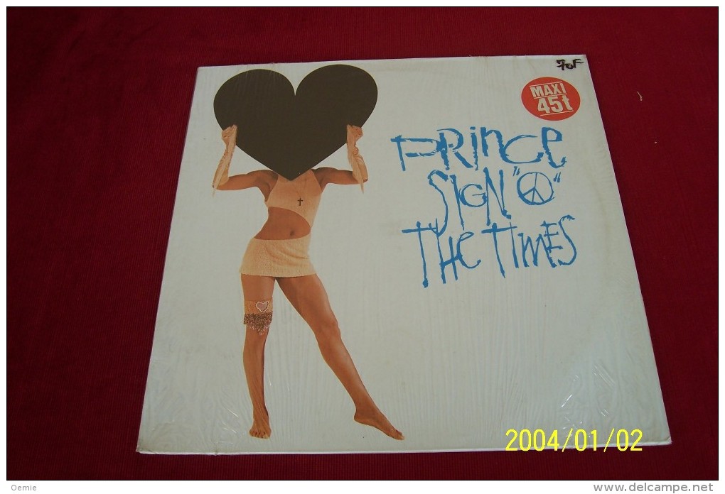 PRINCE  °  SINGN O THE TIMES  °° MAXI - 45 Toeren - Maxi-Single