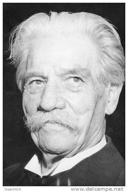 Theologian Organist Philosopher Physician, Albert Schweitzer, Postal Stationery -Postsache F - Articles Postaux (A41-12) - Albert Schweitzer