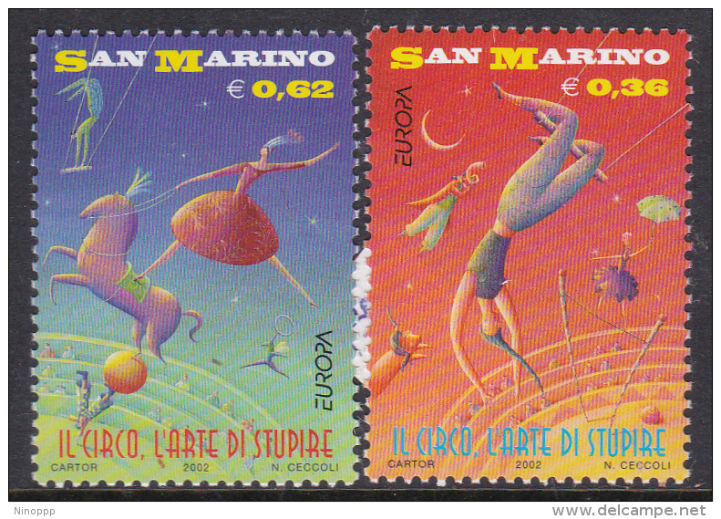 San Marino 2002 Europa  MNH - Oblitérés