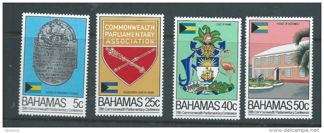 Bahamas 1982 Parliament Conference Set Of 4 MNH - Bahamas (1973-...)