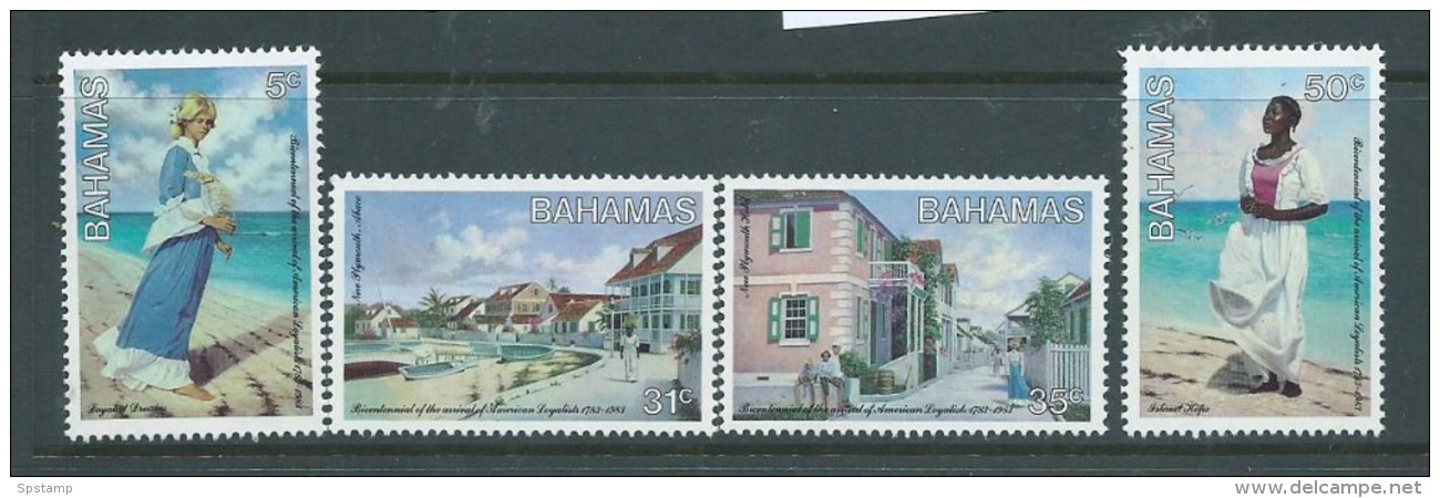 Bahamas 1983 Americans In Bahamas Anniversary Set Of 4 MNH - Bahamas (1973-...)