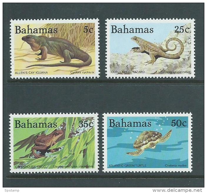 Bahamas 1984 Reptiles Wildlife IV Set Of 4 MNH - Bahamas (1973-...)