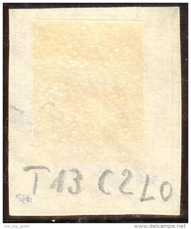 Schweiz RAYON  I H.b. Zu#17II Typ13 Stein C2 LO - 1843-1852 Kantonalmarken Und Bundesmarken