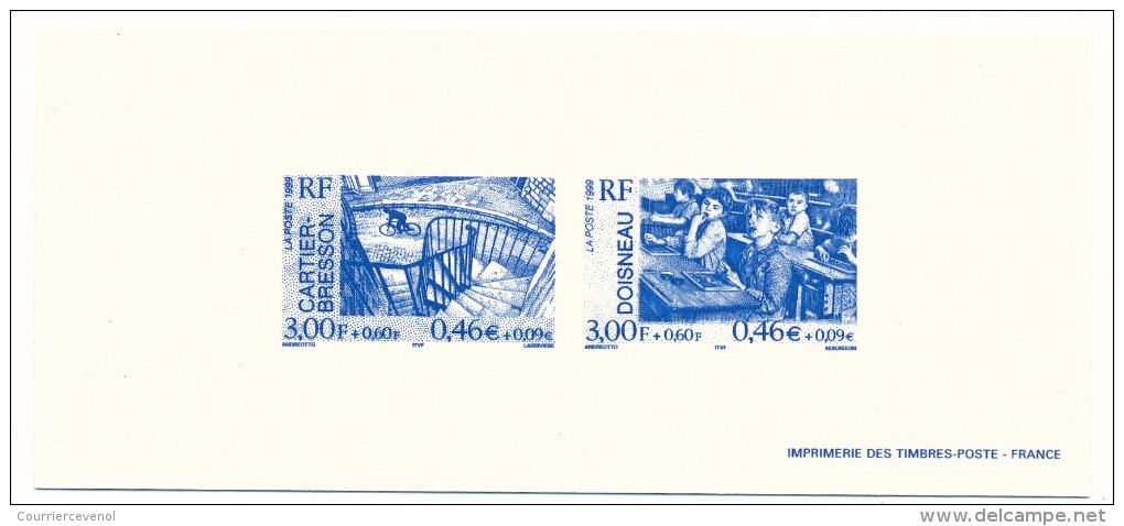 FRANCE - 3 Gravures "Grands Photographes" 1999 - Luxury Proofs